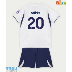 Billiga Tottenham Hotspur Mohammed Kudus #20 Hemmatröja Barn 2026-27 Kortärmad (+ Korta byxor)